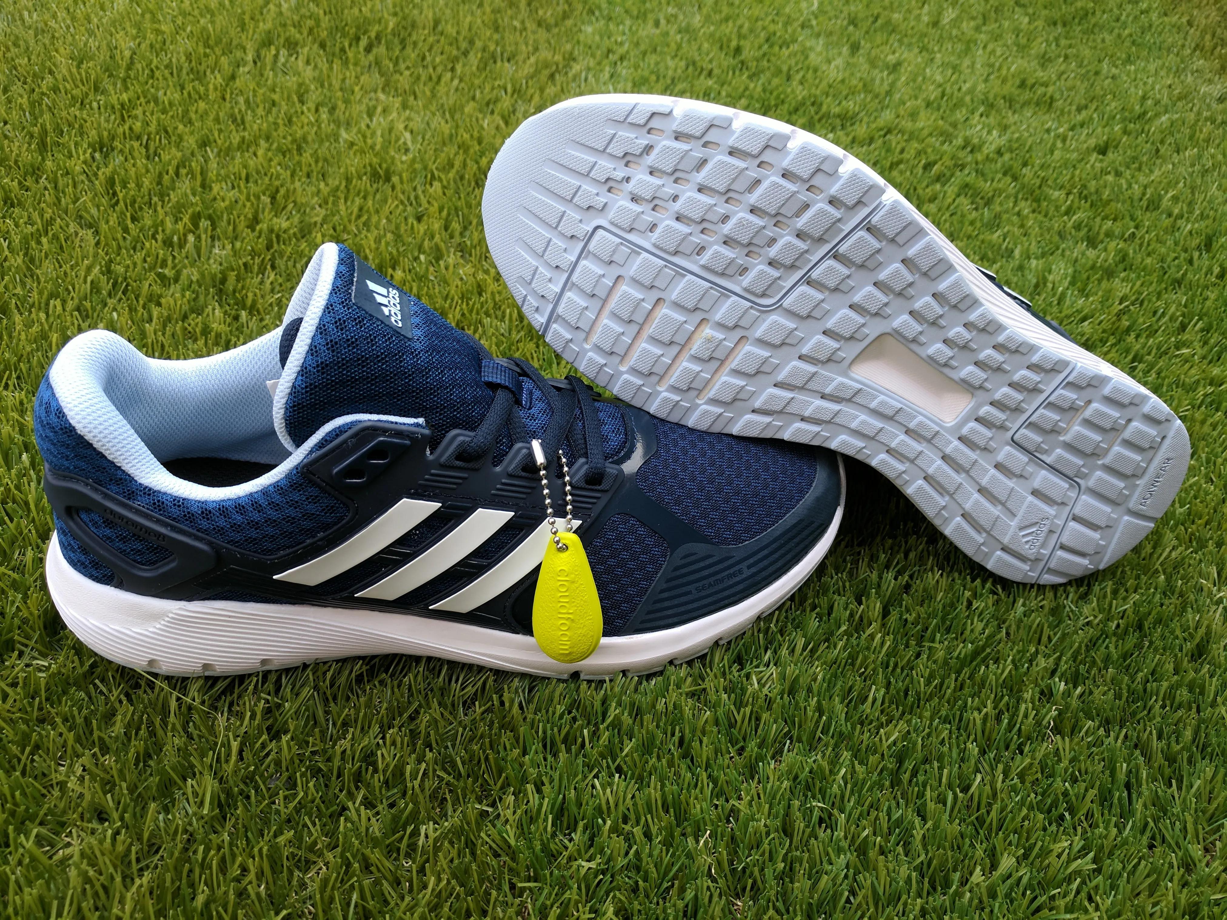 Adidas navy blue ladies running trainers