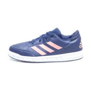Adidas Sneakers Leather Blue Colour For Kids