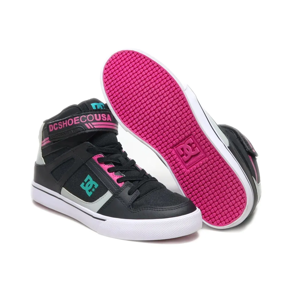 Dc Shoes Cousa High-Top Sneakers Leather Black Colour For Women