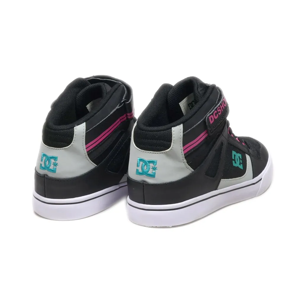 Dc Shoes Cousa High-Top Sneakers Leather Black Colour For Women