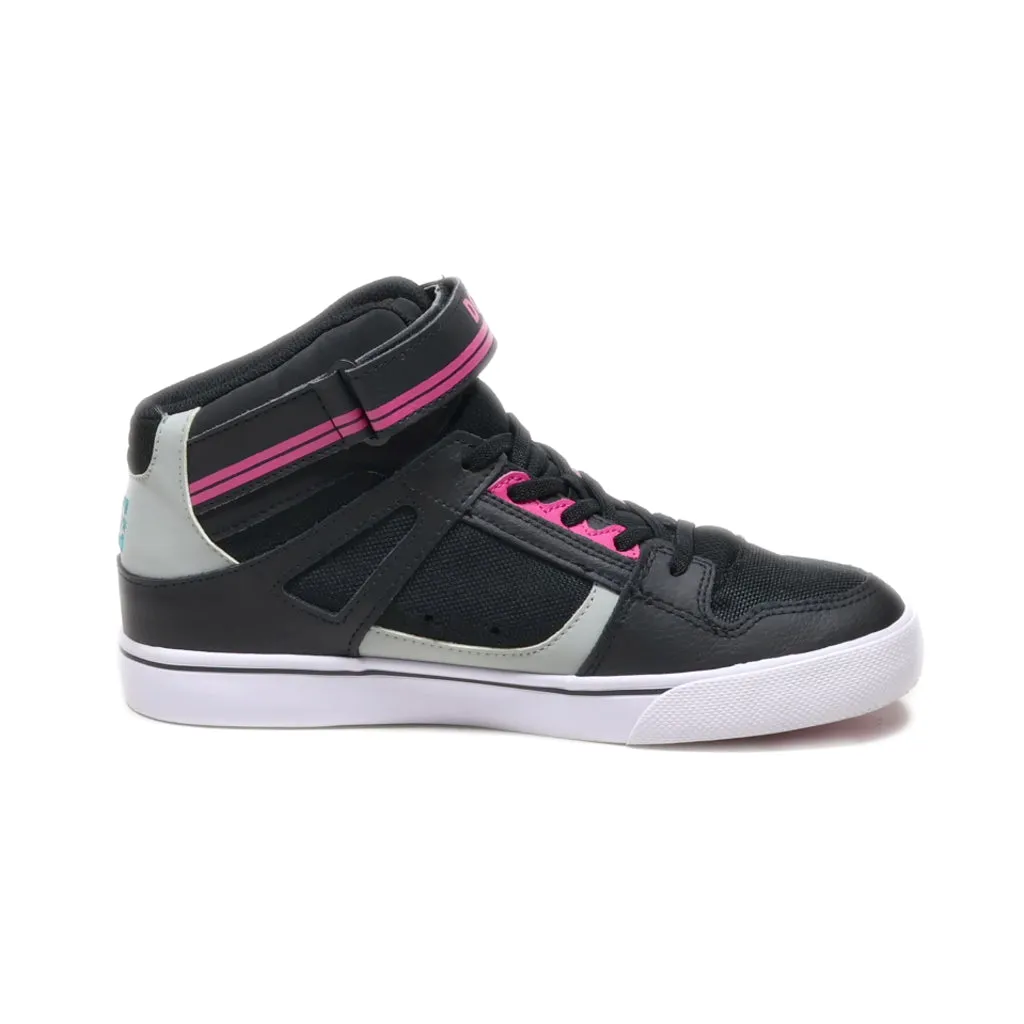 Dc Shoes Cousa High-Top Sneakers Leather Black Colour For Women