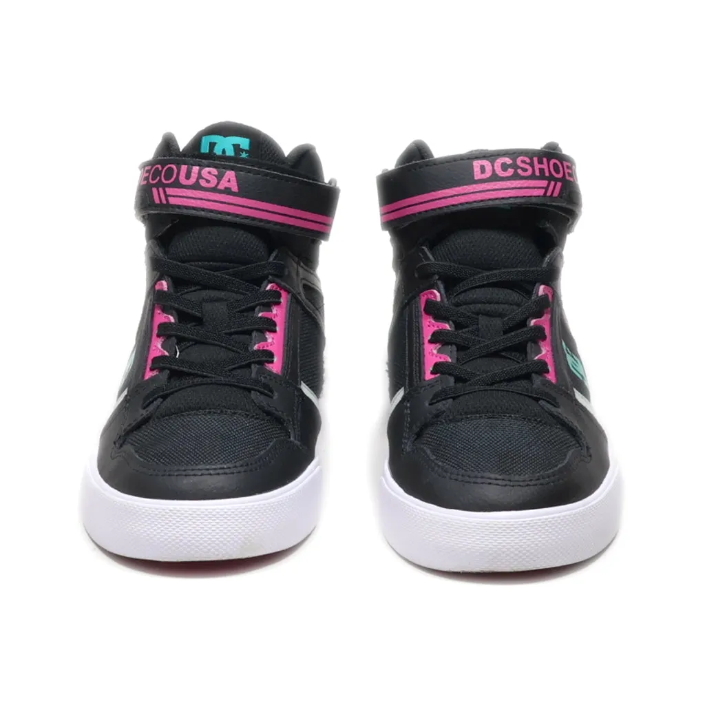 Dc Shoes Cousa High-Top Sneakers Leather Black Colour For Women