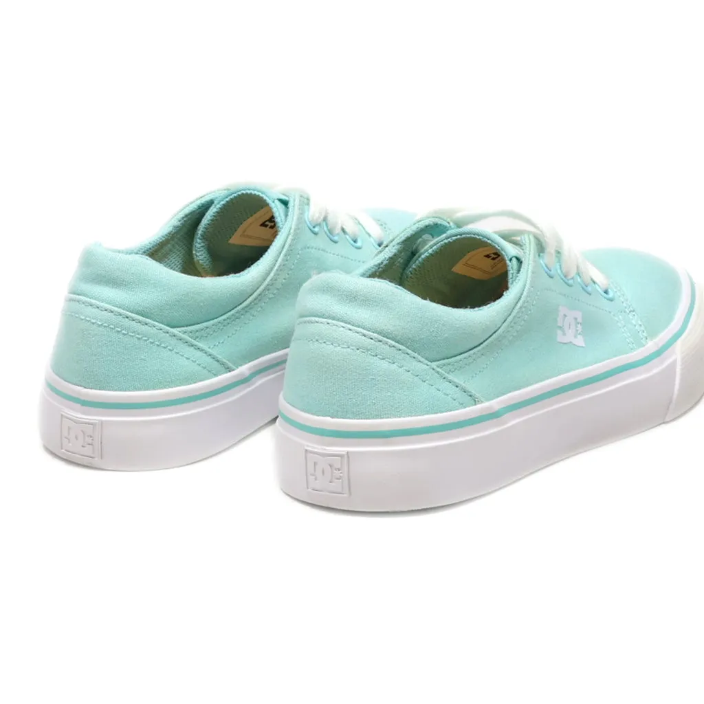 Dc Shoes Trase Tx J Sneakers Canvas Green Colour For Kids