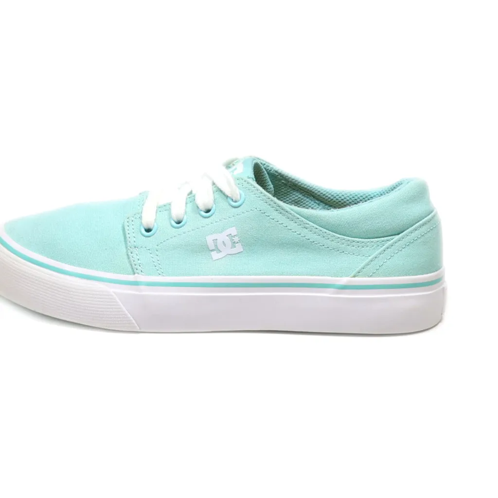 Dc Shoes Trase Tx J Sneakers Canvas Green Colour For Kids
