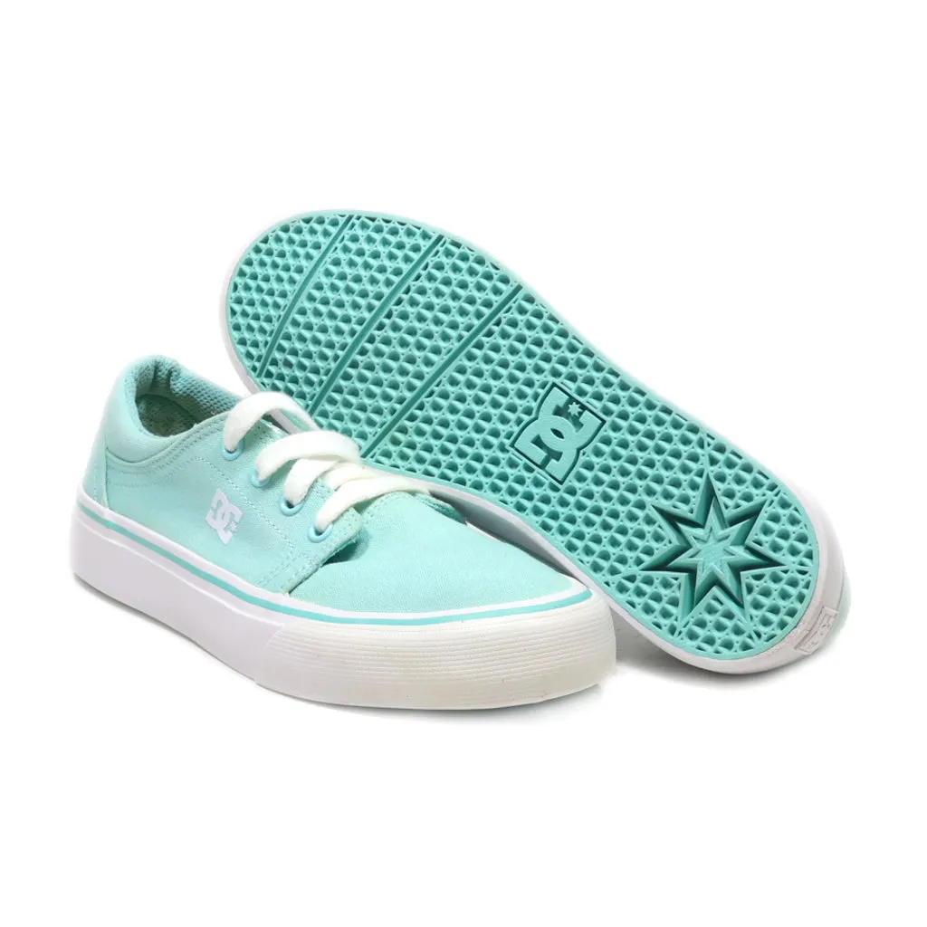 Dc Shoes Trase Tx J Sneakers Canvas Green Colour For Kids