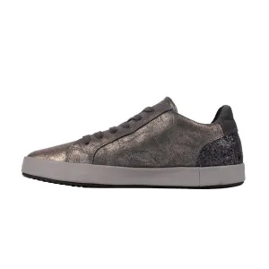 Geox Sp Bloomie Low-Top Sneakers Leather Grey Colour For Women