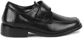 LIBERTYZENO Boys & Girls Rubber Sole Genuine Leather Kids School Uniform and Dress Shoes for Prom Graduation