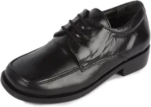 LIBERTYZENO Boys & Girls Rubber Sole Genuine Leather Kids School Uniform and Dress Shoes for Prom Graduation
