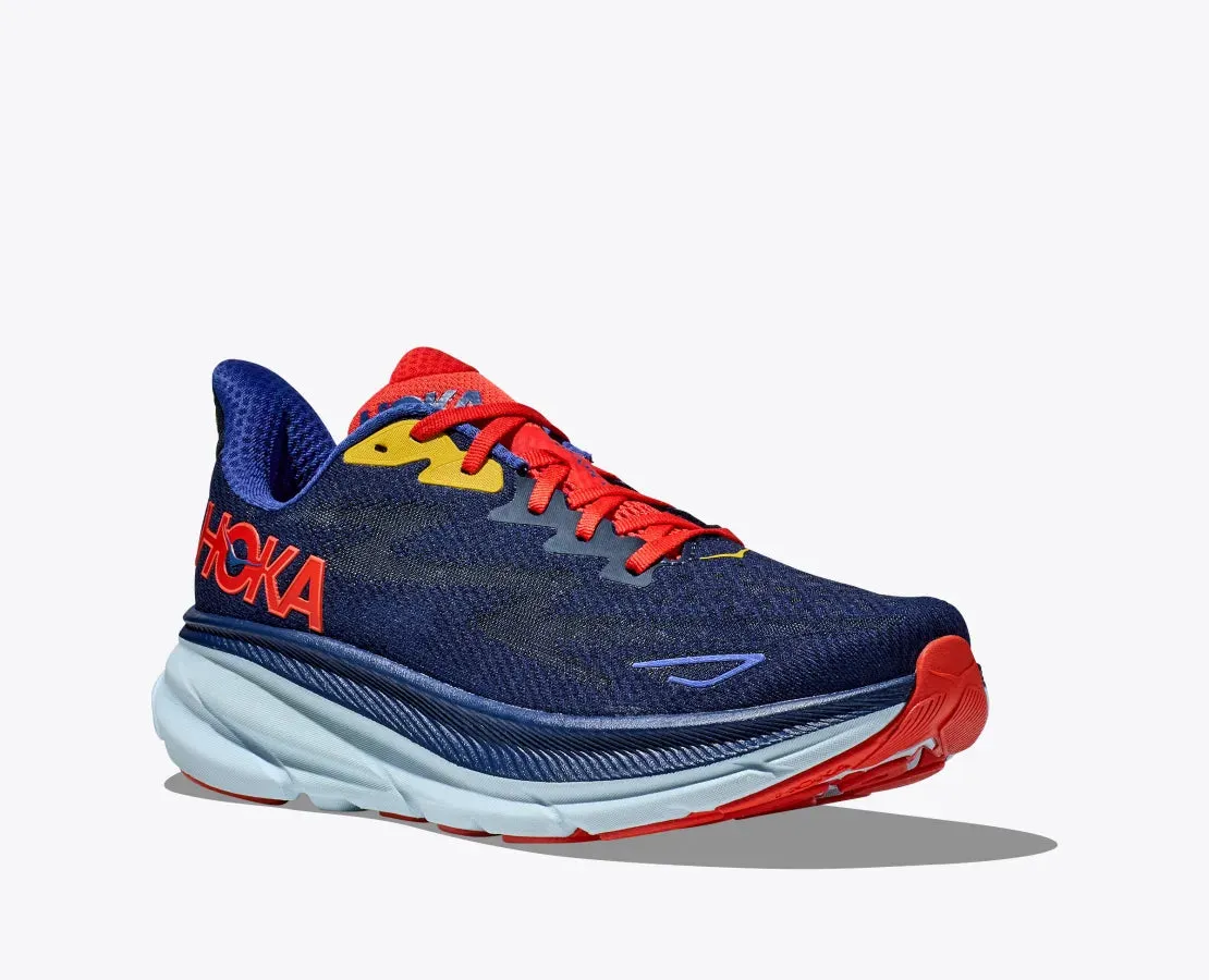 MEN'S CLIFTON 9 WIDE - BELLWETHER BLUE/DAZZLING BLUE