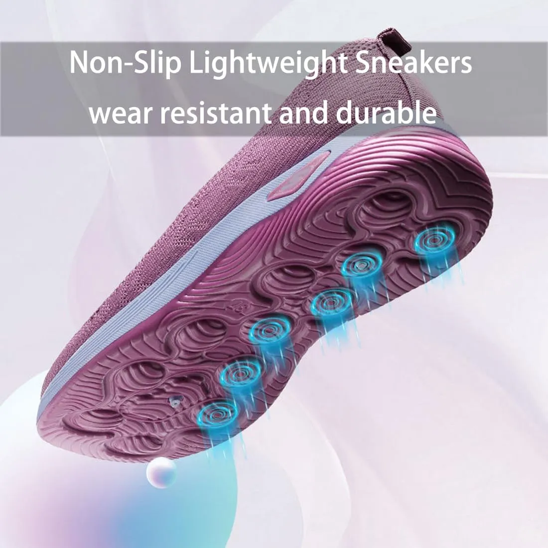 Orthopedic Shoes for Women, Orthopedic All-Day Comfort Sneakers, Slip On Shoes for Women, Non-Slip Lightweight Walking Sneakers