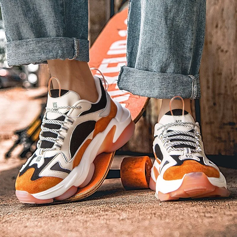 Shoes Men Sneakers Male Mens Casual Shoes Tenis Luxury Shoes Trainer Race off white Shoes Fashion Autumn Chunky Sneakers For Men