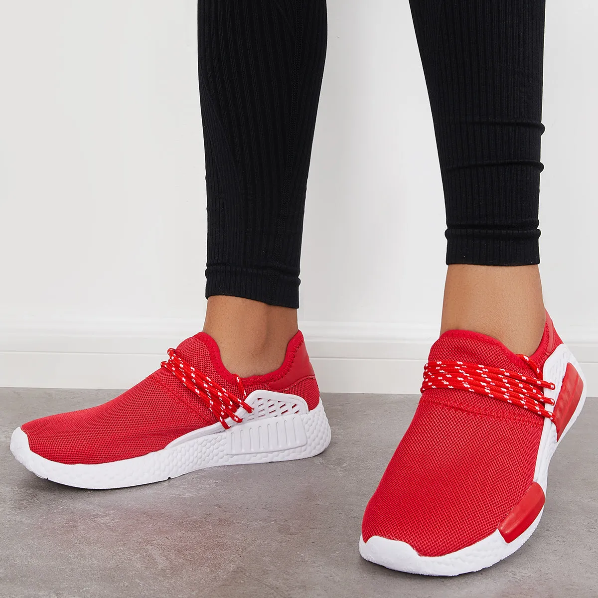 Sohiwoo  Women Casual Breathable Sneakers Comfy Lightweight Running Shoes