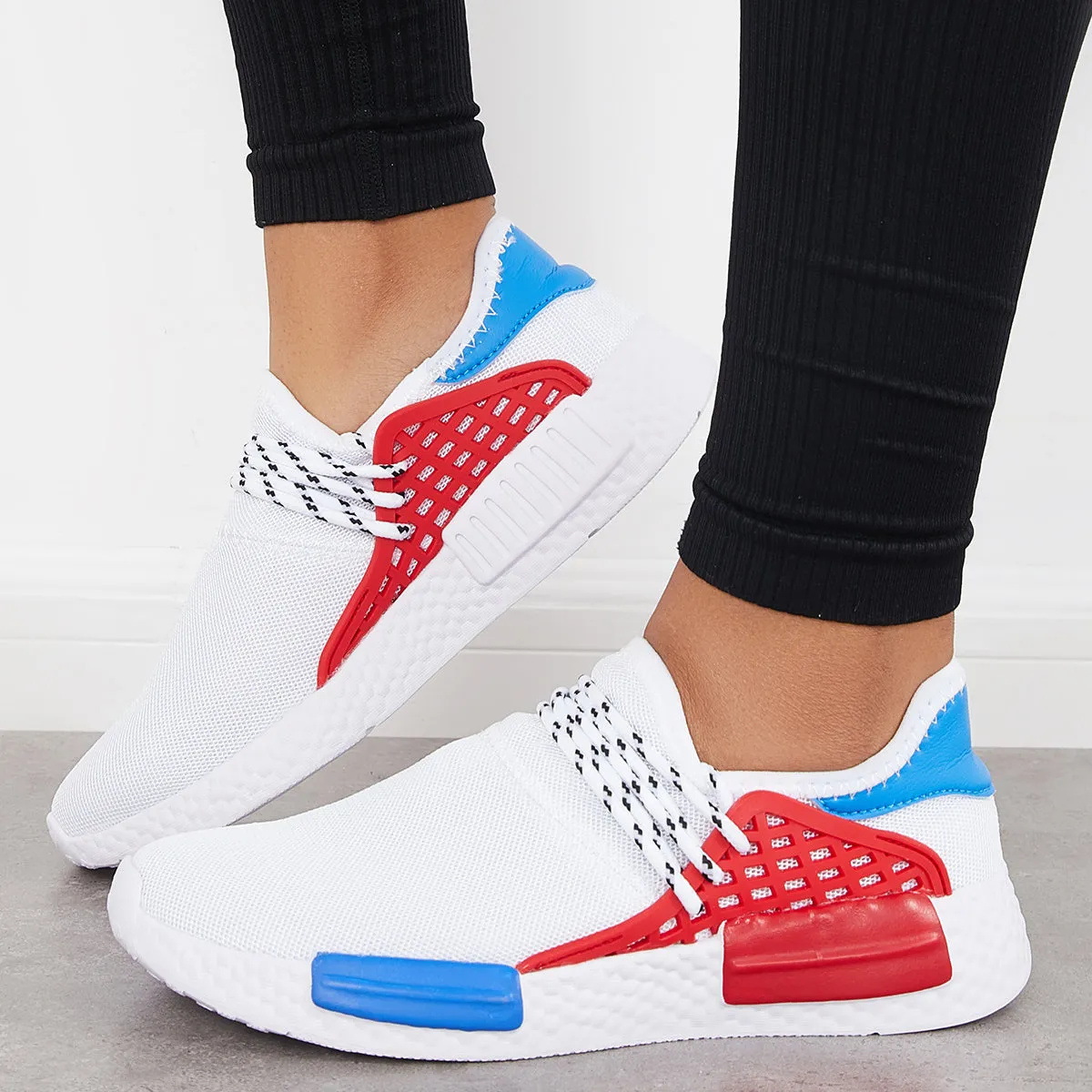 Sohiwoo  Women Casual Breathable Sneakers Comfy Lightweight Running Shoes
