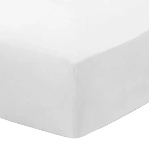 White/Navy 2-Pack Fitted Crib Sheets