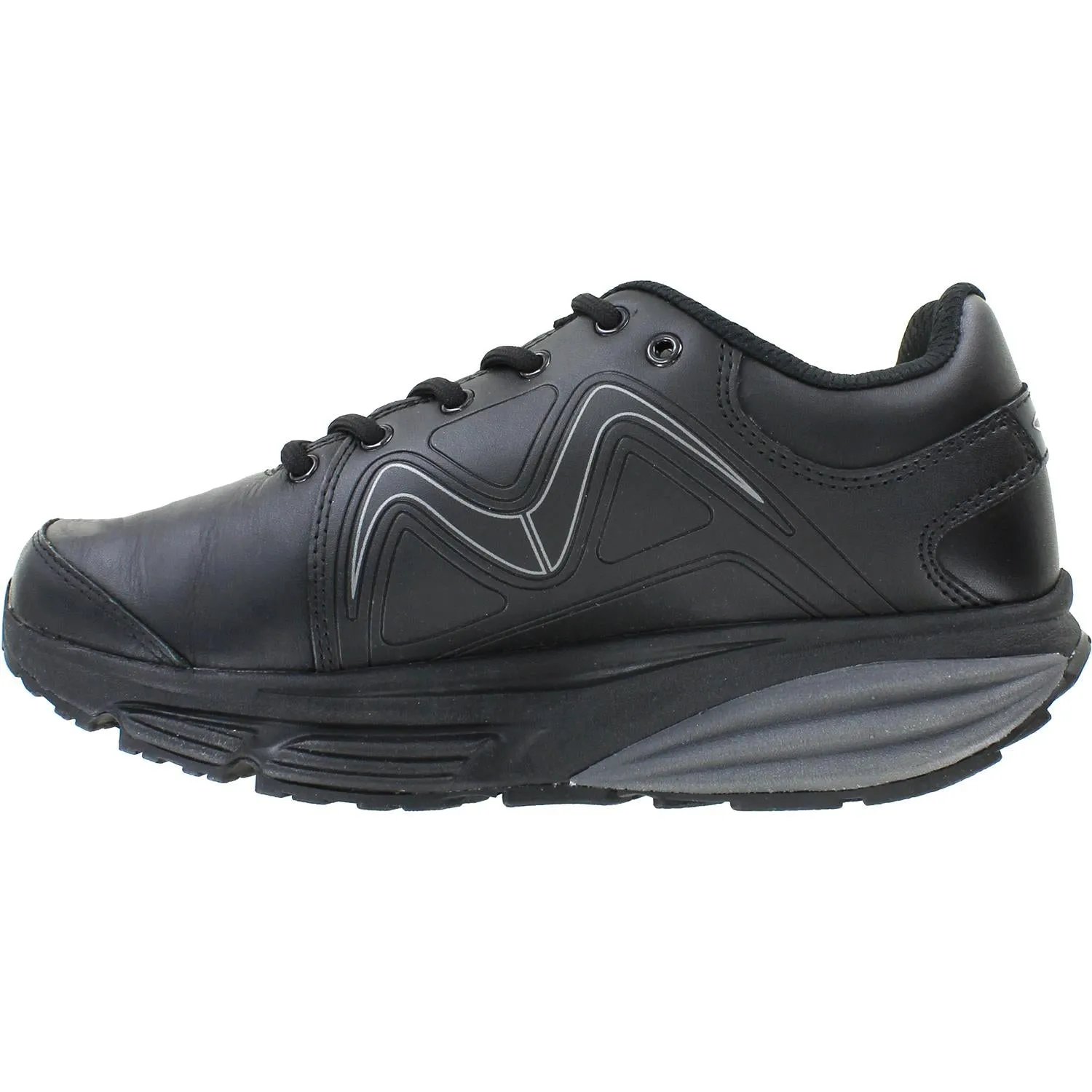 Women's MBT Simba Trainer Black Leather
