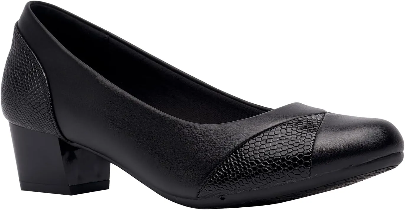 Women's Orthopedic Loafers Comfortable Low Heel Slip On Dress Shoes with Arch Support for All Day Comfort