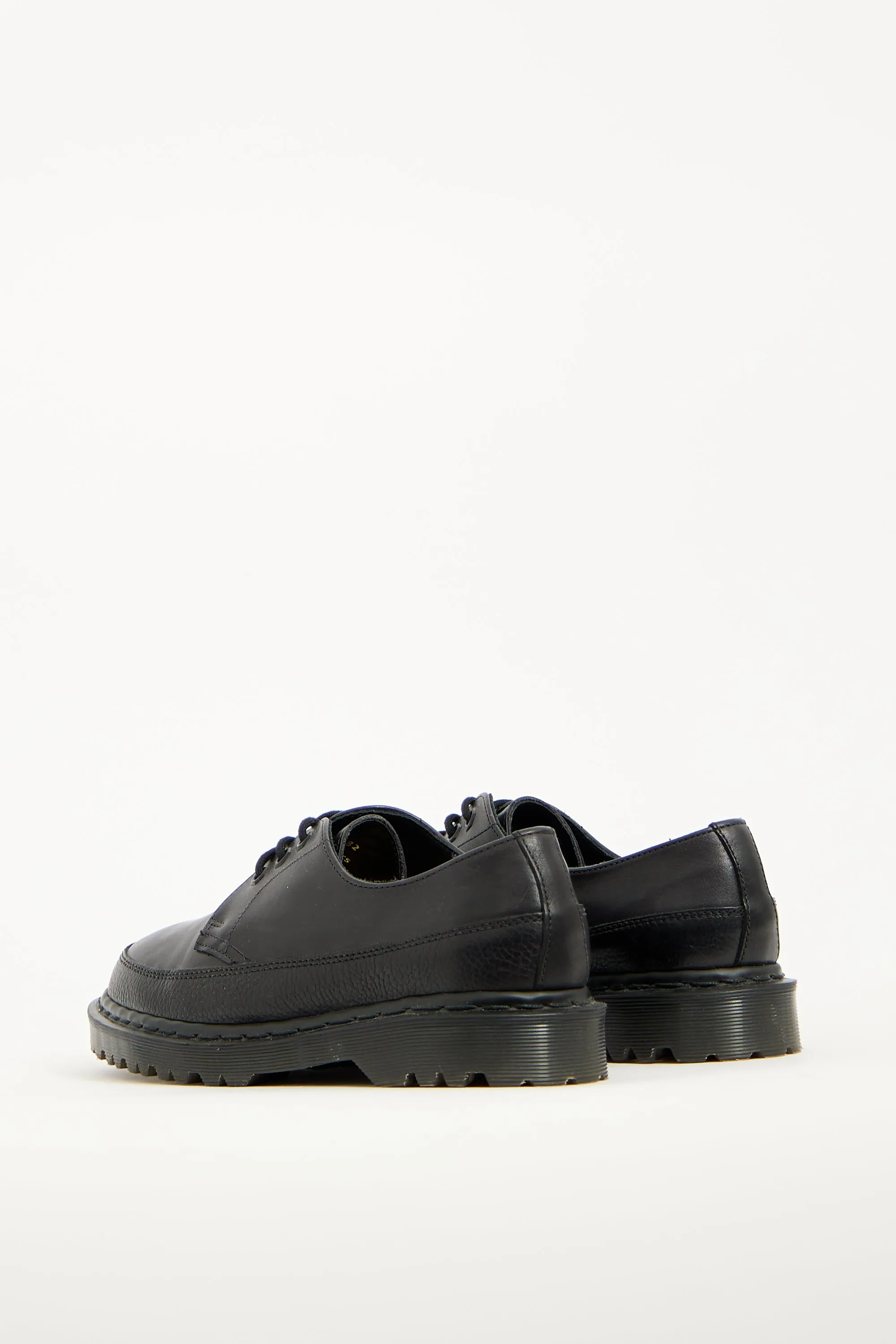 X Haven Black Leather Oxford