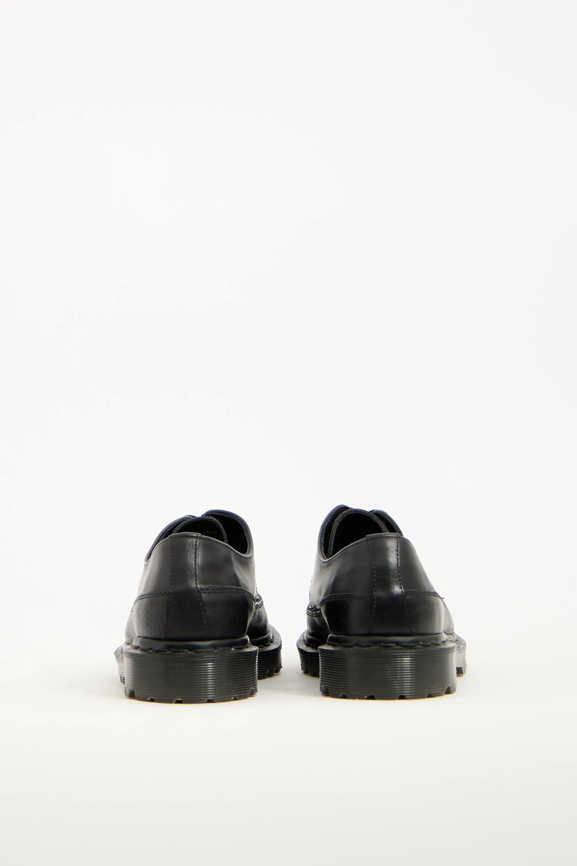X Haven Black Leather Oxford