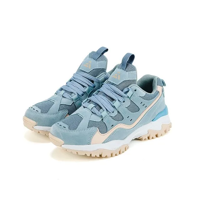 xiangtuibao New Fall Women Sneakers Suede Mesh Chunky Sneakers Platform Casual Shoes Woman